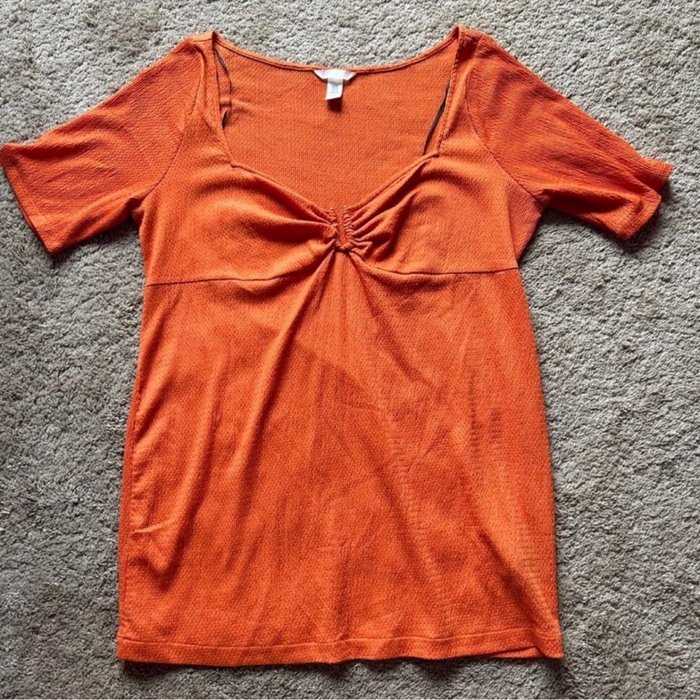 H&M Vibrant Orange Mini Dress
